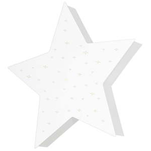 Bílé nástěnné svítidlo ve tvaru hvězdy Glimte Montu