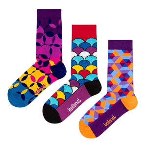 Set 3 párů ponožek Ballonet Socks Geo v dárkovém balení, velikost 41 - 46