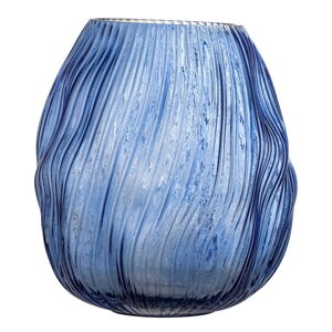 Modrá skleněná váza Leyla – Bloomingville