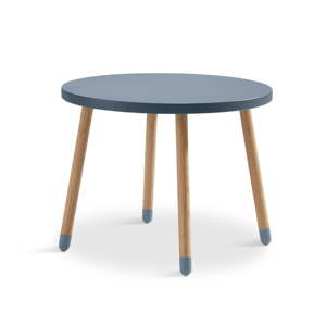 Modrý dětský stolek Flexa Play, ø 60 cm