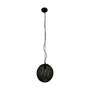 Černé závěsné svítidlo HSM collection Pendant Flower, ⌀ 34 cm
