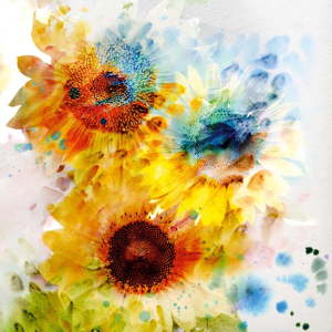 Obraz Flowers, 60 x 60 cm