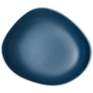Světle modrý porcelánový hluboký talíř Villeroy & Boch Like Organic, 20 cm