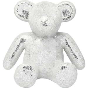 Dekorativní soška medvídka ve stříbrné barvě Kare Design Teddy Bear