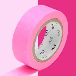 Zářivě růžová washi páska MT Masking Tape Uni