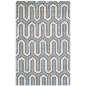 Modrý koberec Safavieh Leta, 182 x 121 cm
