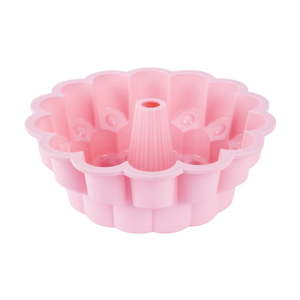 Růžová silikonová forma na bábovku Tantitoni It´s a cake, ⌀ 26 cm