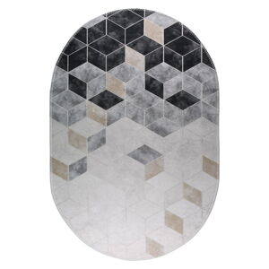 Bílo-šedý pratelný koberec 160x230 cm – Vitaus