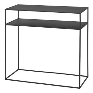 Černý kovový konzolový stolek 800x85 cm Fera – Blomus