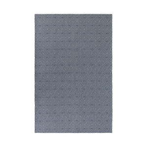 Modrý bavlněný koberec Flair Rugs Pappel, 114 x 170 cm