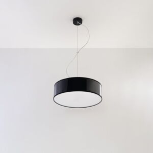 Černé závěsné svítidlo ø 35 cm Atis – Nice Lamps