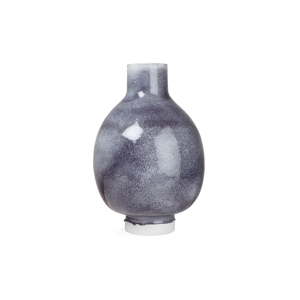 Tmavě šedá porcelánová volně stojící váza Kähler Design Unico, výška 50 cm