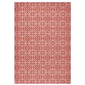 Červený běhoun Hanse Home Gloria Pattern, 80 x 300 cm