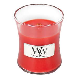 Vonná svíčka WoodWick Červená jeřabina, 20 hodin hoření