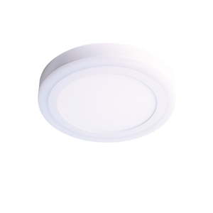Bílé kruhové stropní svítidlo SULION Twis, ø 22 cm