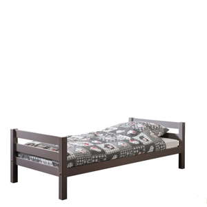 Šedá dětská postel Vipack Pino, 90 x 200 cm