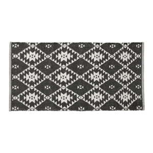 Černobílý koberec La Forma Apikia, 70 x 150 cm