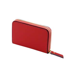 Červená peněženka z pravé kůže Andrea Cardone Saffiano