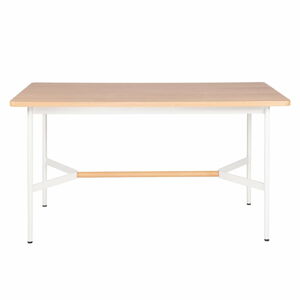 Bílý jídelní stůl sømcasa Asis, 100 x 80 cm