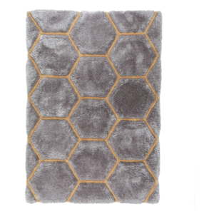 Šedý koberec Flair Rugs Honeycomb, 160 x 230 cm