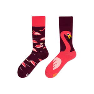 Ponožky Many Mornings Pink Flamingo, vel. 35–38