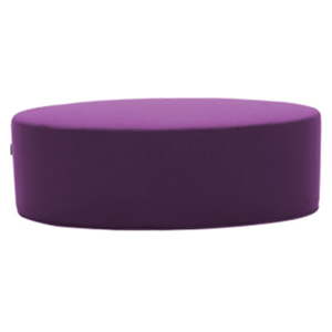 Tmavý fialový puf Softline Bon-Bon Vision Purple, délka 100 cm