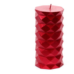 Červená svíčka Unimasa Fashion, výška 13,8 cm