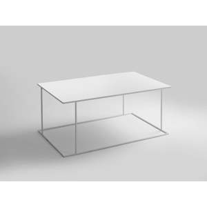 Bílý konferenční stolek Custom Form Walt, délka 100 cm