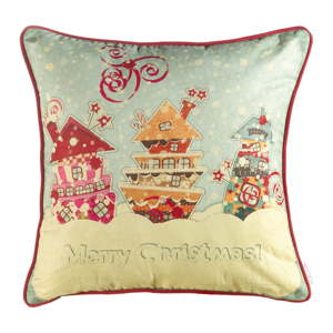 Vánoční povlak na polštář Apolena Comfort Merry, 43 x 43 cm