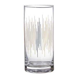 Sada 4 sklenic z ručně foukaného skla Premier Housewares Deco, 4,75 dl