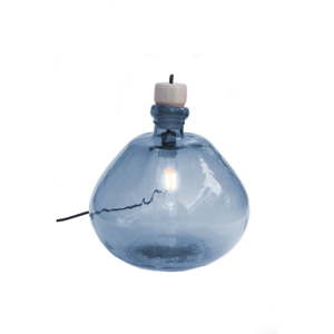 Modré svítidlo z recyklovaného skla Surdic Tropez, ø 22 cm