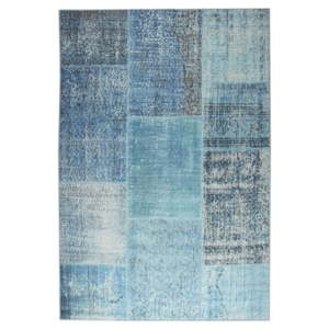 Modrý koberec Eko Rugs Oina, 75 x 300 cm