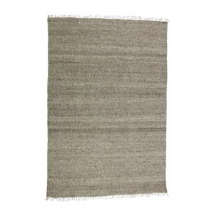Hnědý vlněný koberec BePureHome Fields, 240 x 170 cm