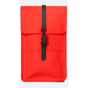 Červený batoh s vysokou voděodolností Rains Backpack