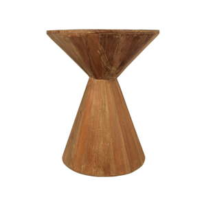 Příruční stolek z recyklovaného dřeva HSM collection Hourglass