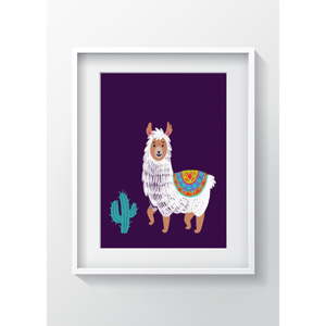 Nástěnný obraz OYO Kids Llama Adventures, 24 x 29 cm