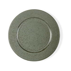 Zelený kameninový mělký talíř Bitz Basics Green, ⌀ 27 cm