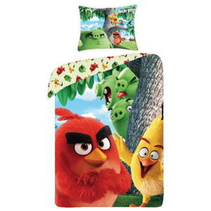 Dětské bavlněné povlečení Halantex Angry Birds Movie, 140 x 200 cm