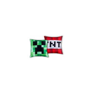 Dětský oboustranný polštář Halantex Minecraft, 40 x 40 cm