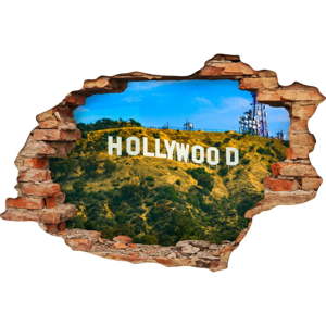 Samolepka Ambiance Landscape Hollywood Hill, 60 x 90 cm