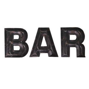 Dekorativní písmena Antic Line Bar