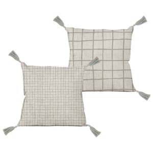 Polštář Linen Couture Borlas Simply Squares, 45 x 45 cm