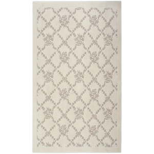 Krémový bavlněný koberec Floorist Mira, 120 x 180 cm