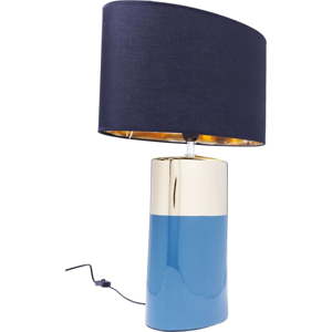 Modrá stolní lampa Kare Design Zelda, výška 63,5 cm