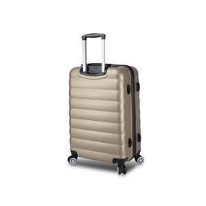 Cestovní kufr na kolečkách s USB portem ve zlaté barvě My Valice COLORS RESSNO Large Suitcase