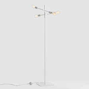 Bílá stojací lampa pro 4 žárovky Custom Form Twigo
