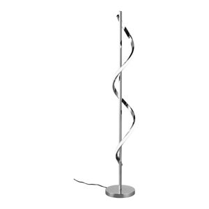 LED stmívatelná stojací lampa v leskle stříbrné barvě (výška 120 cm) Isabel – Trio