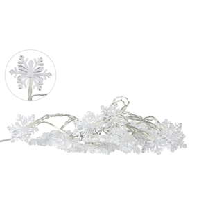 Světelný LED řetěz Villa Collection Snowflake, 20 světýlek