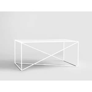 Bílý konferenční stolek Custom Form Memo, délka 100 cm