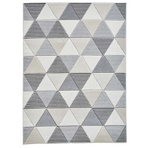 Šedobéžový koberec Think Rugs Matrix, 160 x 220 cm